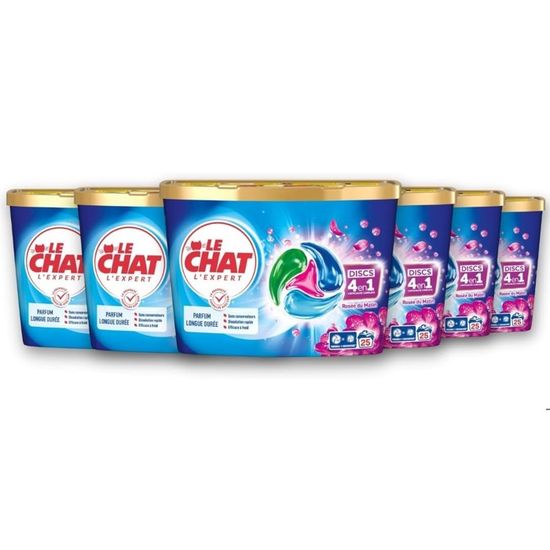 Lessive Capsules - LE CHAT - L'Expert 4en1 - Parfum Rosée du Matin ...