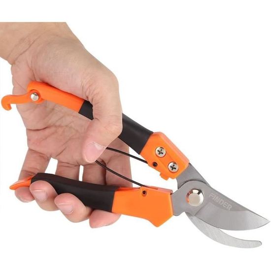 QWORK Sécateur Télescopique 66-103 Cm – Lame Acier SK5, Ouverture 10 Cm, Coupe Branches Hautes Sans Échelle, Poignée Ergonomique Antidérapante
