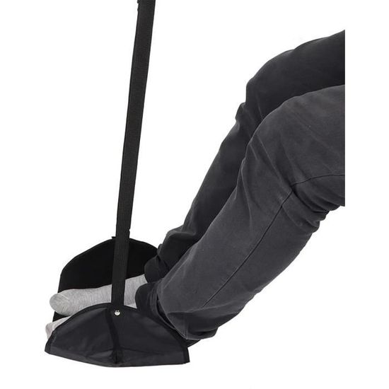 Repose-pieds portable en avion pour voyage en avion – Hamac confortable avec mousse à mémoire de