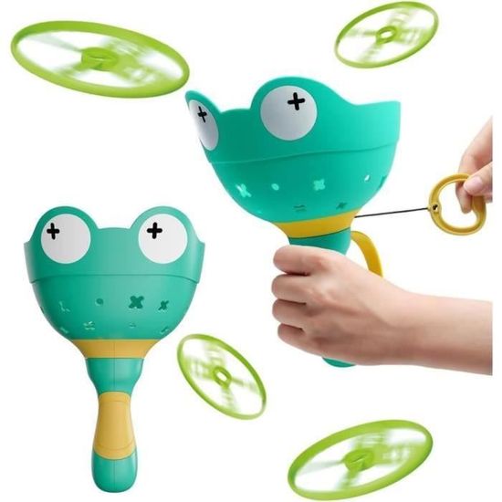 Lanceur De Frisbee Volant à Hélice - Jouet D'Extérieur Pour Enfants De 3 à 10 Ans