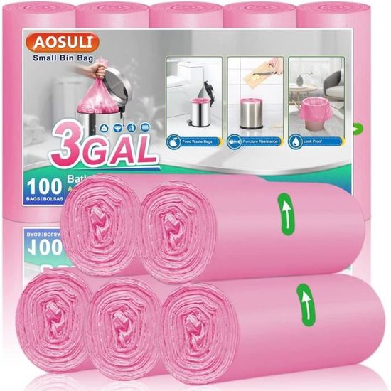 Sacs Poubelle Ikea - Lot De 100, Noirs, Très Résistants - Pour Cuisine, Maison, Bureau, Bricolage, Jardin - 4