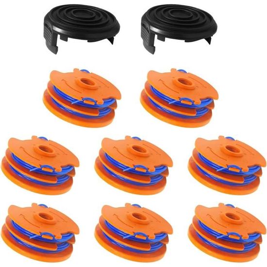 YWNYT Rasentrimmerspule Für Qualcast GT25/GT30 & Worx WG100E/WG104E1 - 1,65mm X 8,3m, Einfacher Wechsel