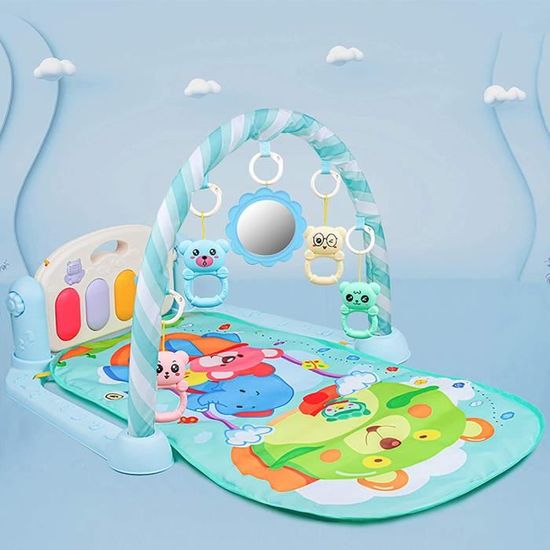 Centre D'activités Pour Bébé Avec Musique Et Lumière,tapis De Jeu De Gymnastique Pour Bébé Sûr Et Facile Avec Pendentif Hochet,Rose - Puériculture & Eveil Bébé