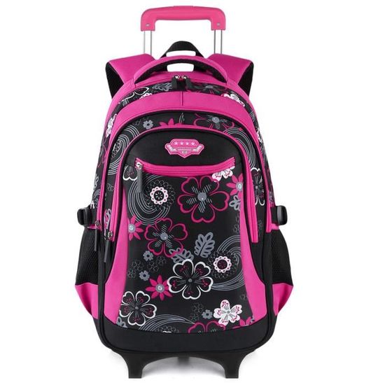 Fanspack Cartable a Roulette Fille 2019 Nouveau Cartable Primaire Roulette Cartable Fille Primaire a Roulette Sac a Roulette Fill Cdiscount Bagagerie Maroquinerie