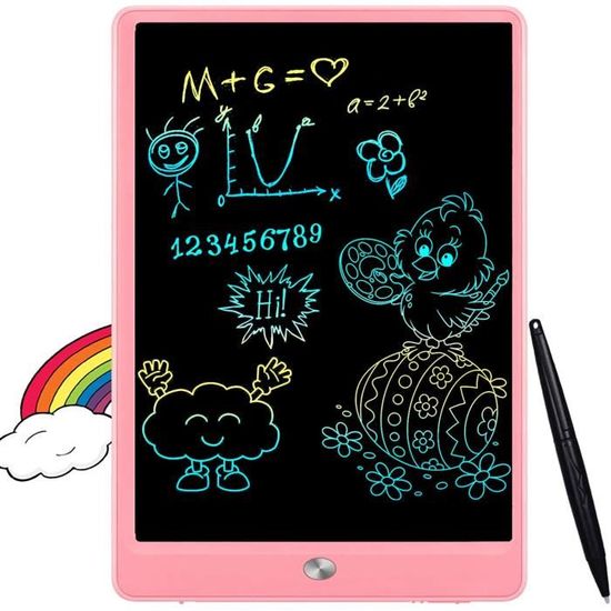 Tablette Dessin Tablette Écriture LCD 10 Pouces Vicloon - Ardoise Magique Enfants - Stylo Inclus, Sans Papier Ardoise Effacable