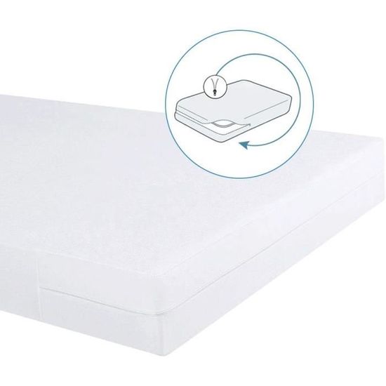 Surmatelas Couvre Matelas Housse Matelas Épais Protège-Matelas Matelassé 120 X 190 Cm[n358