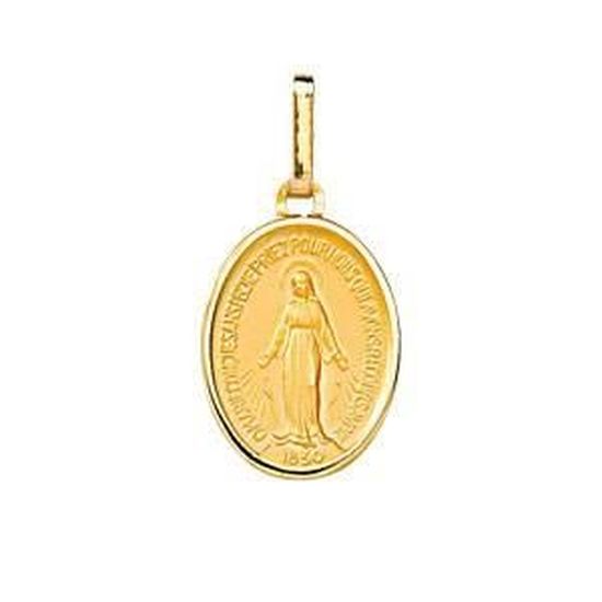 Diamantly Médaille vierge miraculeuse or 375/1000° 9 carats 