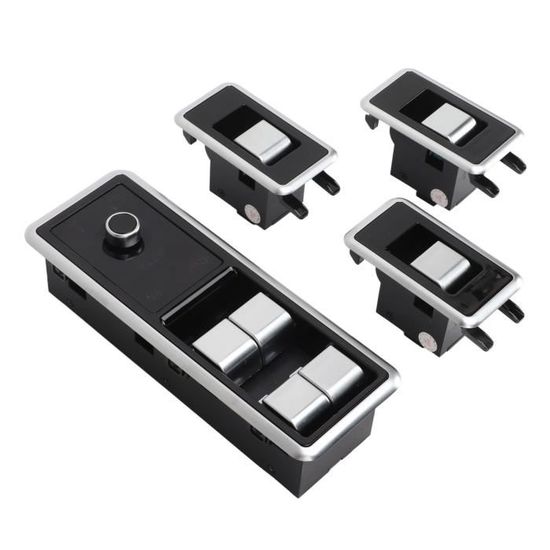 Kit de Conversion de régulateur de lève-vitre électrique universel, pour 2 portes, interrupteur motorisé avec boîtier de commande