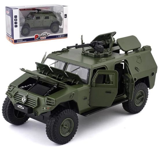 Lot De 10 Modèles De Véhicules Militaires En Plastique Moulé - Camions Jouets Verts