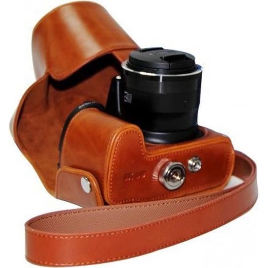 Housse De Protection Canon PowerShot SX430 IS – Sac Bandoulière Rembourré Anti-chocs Avec Compartiments Accessoires