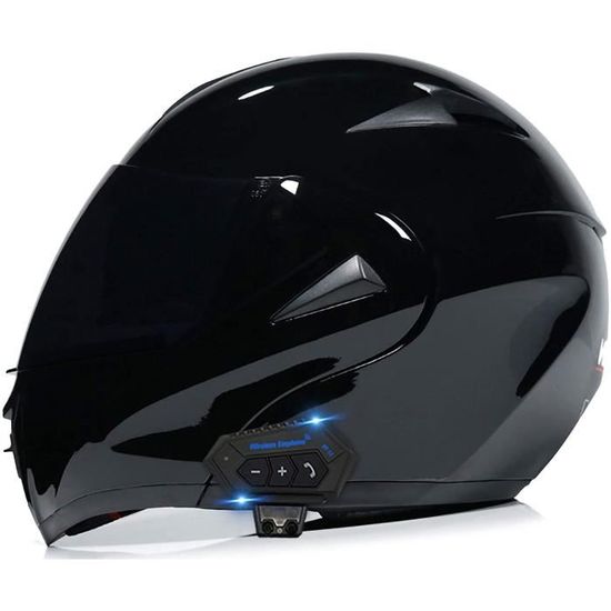Casque Moto Modulaire Intégral Double Visière - Certifié DOT/ECE - Taille XL - Unisexe Adulte