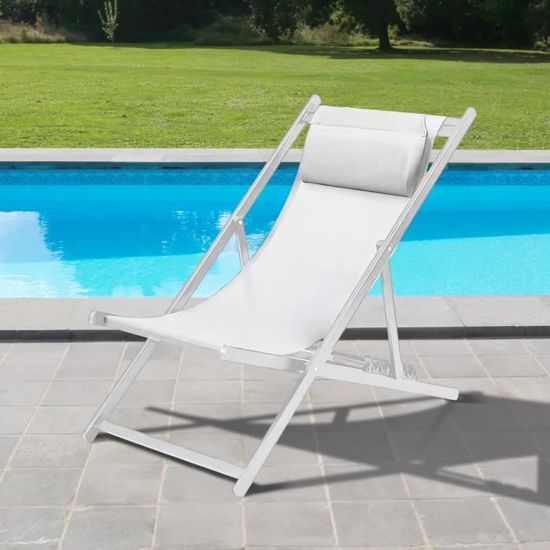 Table Aluminium Inox Table Haute Réglable KESSER 80cm - Intérieur