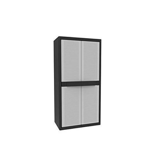Terry Jumbo 3900 Qlack hoge kast van kunststof, XL, bezemkast