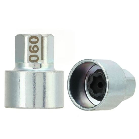 VINGVO Douille antivol pour écrou de roue Clé de verrouillage de roue Antivol Lugnut Socket