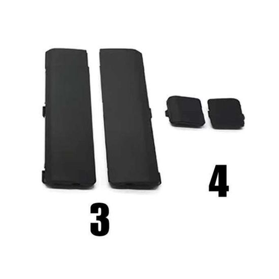 Kit De 6 Protections De Montants De Portières En Noir Piano Pour Porsche Macan 2014-2022 - Accessoire Extérieur