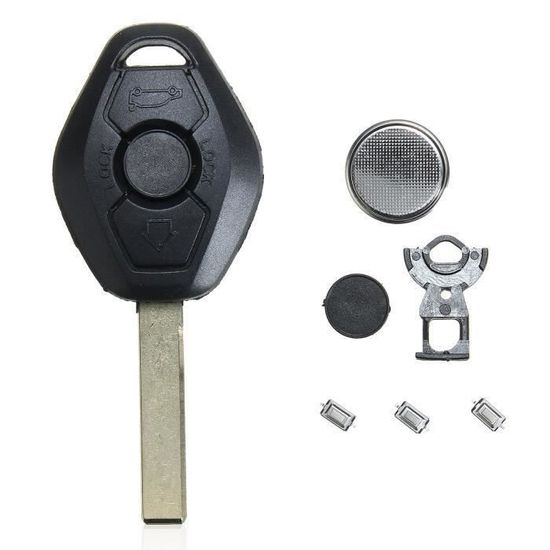 Coque Télécommande 2 Boutons Pour Toyota Yaris - Boîtier ABS Avec Boutons Caoutchouc Et Lame