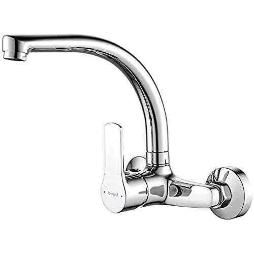 Robinet De Cuisine Ibergrif M18703 – Eau Froide – Pivotant 360° – Gris – Neuf
