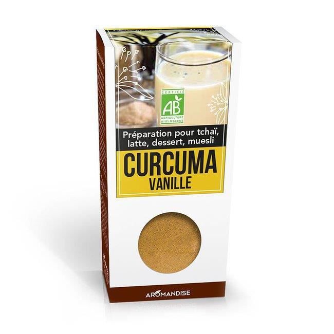 Curcuma Latte Vanille bio 60g - Aromandise