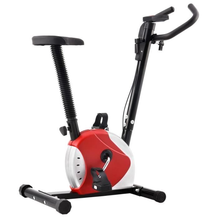Vélo d'appartement-Vélo Cardio Biking spinning d'Exercice -avec résistance à courroie Rouge #R#3158