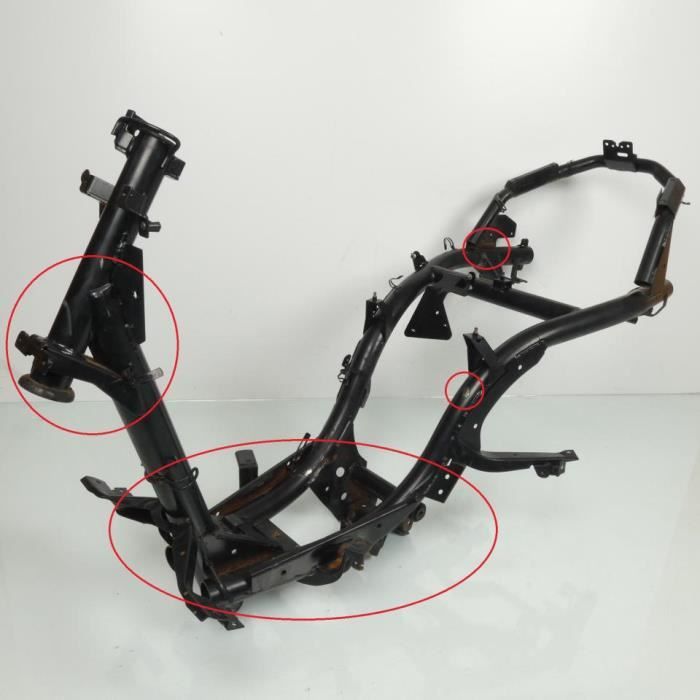 Cadre de remplacement origine pour scooter Peugeot 125 Elyseo 1999 à 2004 VGAG2AB00 - MFPN : VGAG2AB00-222918-1O