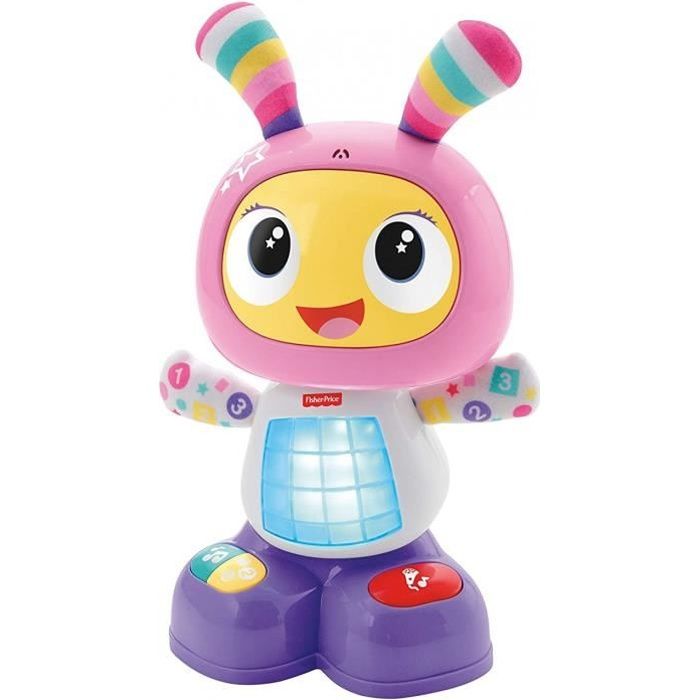 Fisher-Price Mon Amie Beba Le Robot Jouet Bébé D'Éveil Avec 3 Modes De Jeu, Musique Et Danse, Apprentissage, Enregistrement, 9 Mois