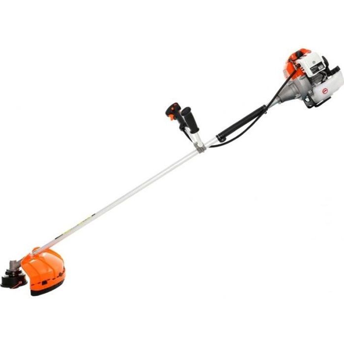DCRAFT - Débroussailleuse thermique 5.2 CV/3.8 kW - Moteur 2 temps 52 cc - Avec harnais confort - Outil jardinage coupe bordure -