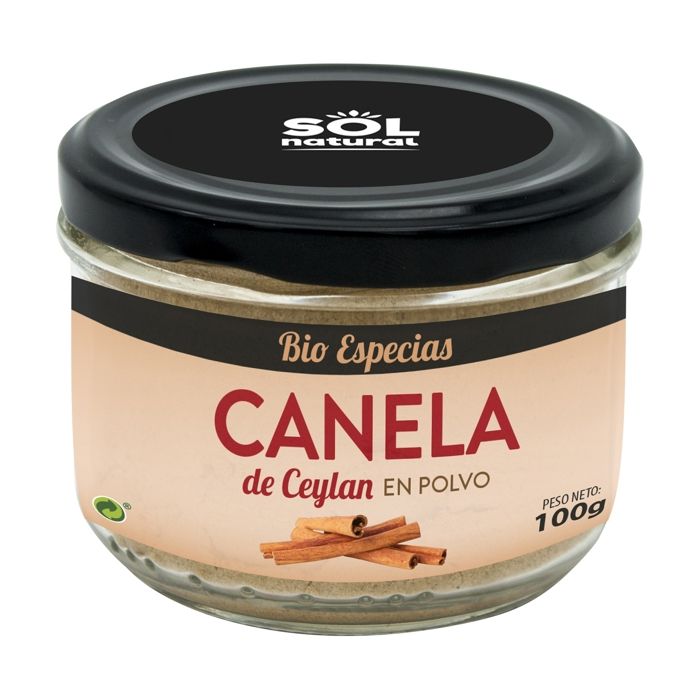 SOL NATURAL - Cannelle en poudre de Ceylan Bio 100 g