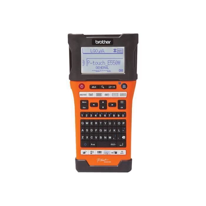 Brother P-Touch PT-E550WVP Étiqueteuse monochrome transfert thermique Rouleau (2,4 cm) 180 x 360 dpi jusqu'à 30 mm-sec USB 2.0,…
