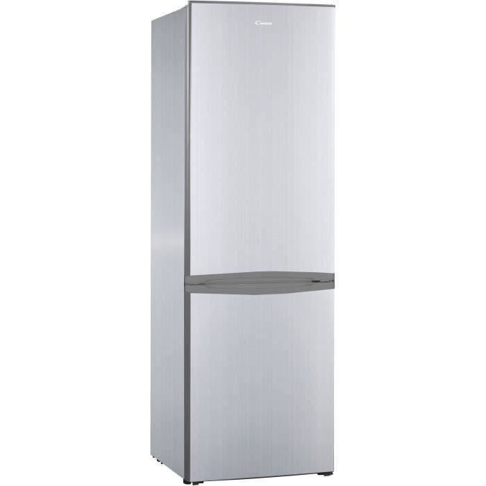 CANDY CBM-686SN - Réfrigérateur combiné 308L (219L+89L) - Froid statique - L59xH185cm - Silver
