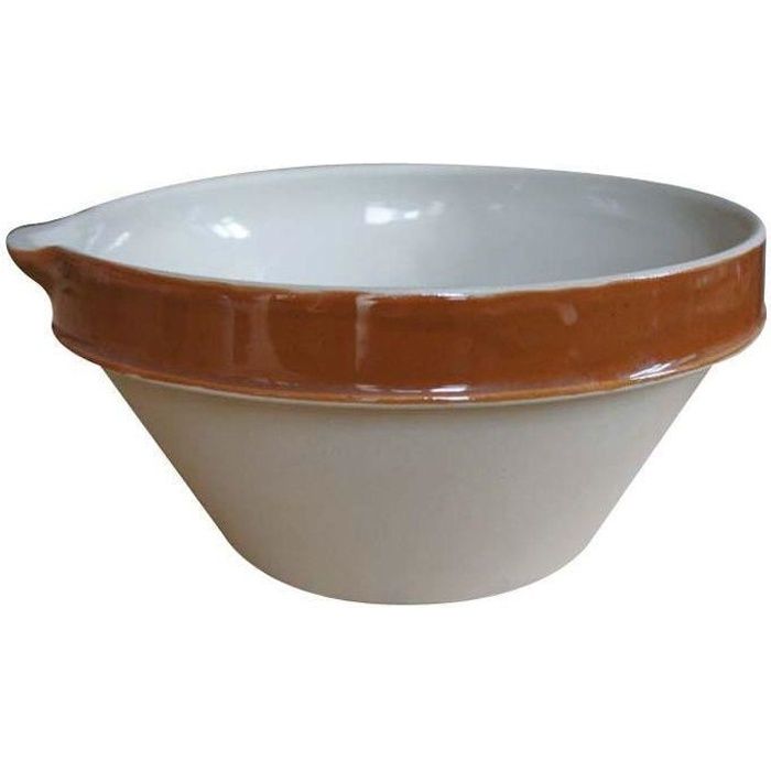 DIGOIN CERAMIQUE Terrine ronde à bec en grès - 3 l - Ø24 x H13 cm