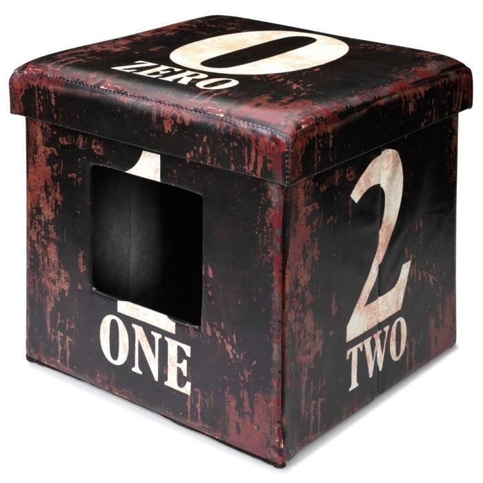 D&D Maisonnette Ottoman One - 38x38x38cm - Marron - Pour chat ou petit chien