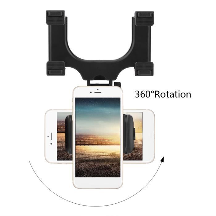 Universel voiture Auto rétroviseur montage Mobile support pour téléphone GPS support HB027 -WAN