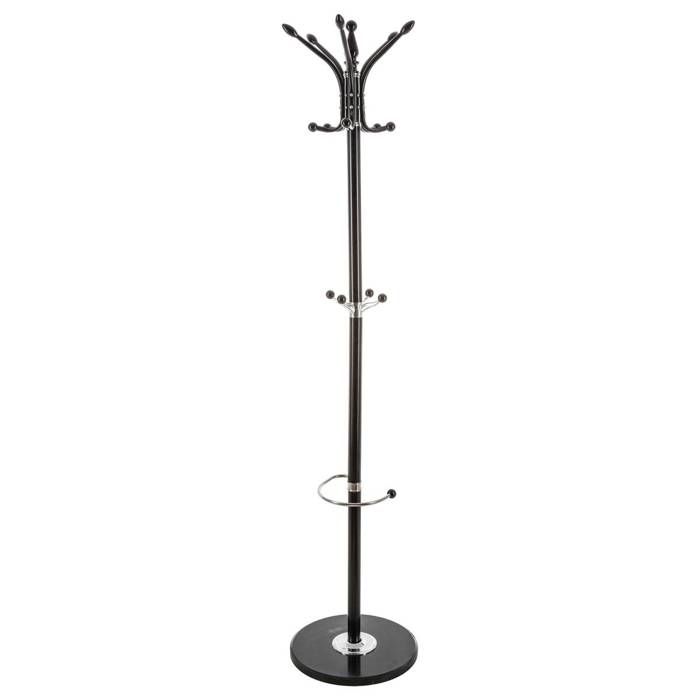 FIVE Porte manteaux parapluie - Noir - 37 x 37 x 172 cm