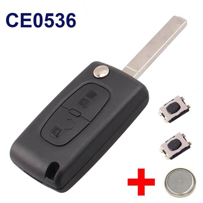 Custodia Chiave PLIP Telecomando Peugeot 407, 607, 307CC, 207CC, Partner, Expert &ndash; CE0523