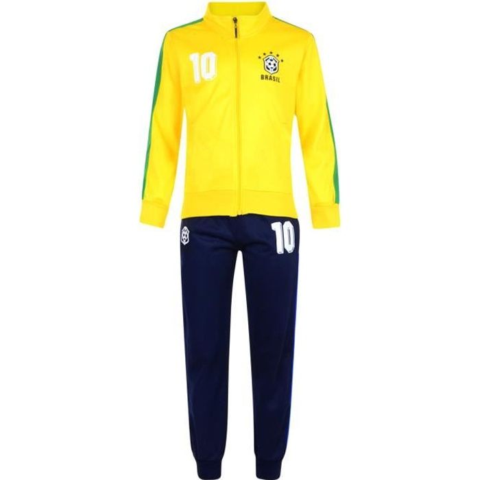 SURVETEMENT BRESIL NOIR ENFANT JOGGING BRAZIL