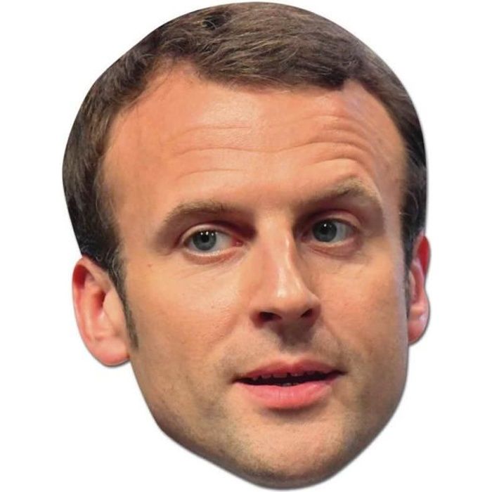 Masque En Carton Emmanuel Macron Chair