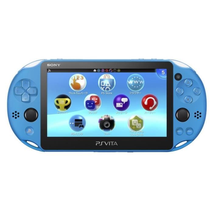 Sony PlayStation Vita PCH-2000ZA23 Wi-Fi modèle Aqua Bleu (Import du Japon)