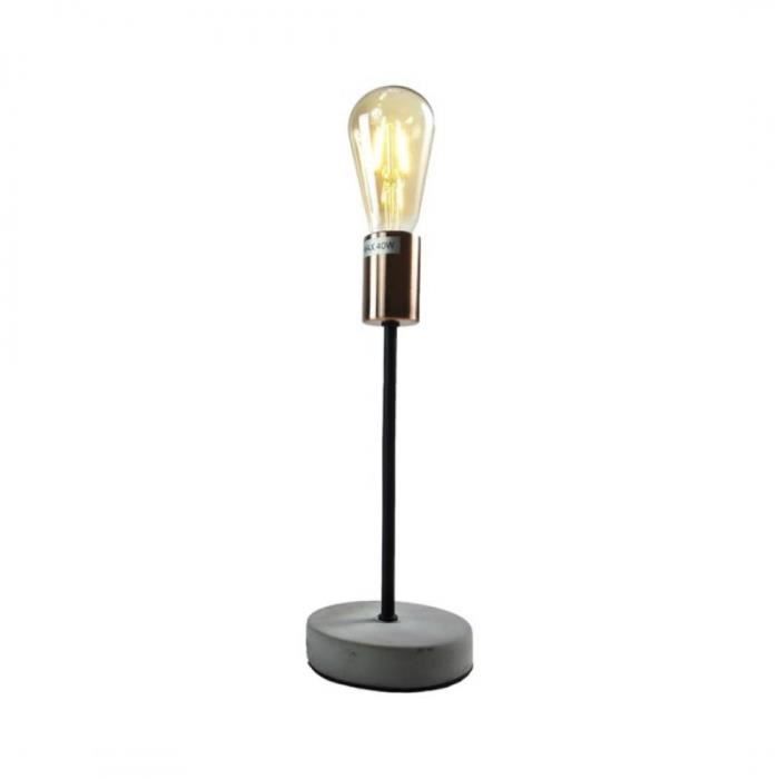Lampe métal + Ampoule LED Copper