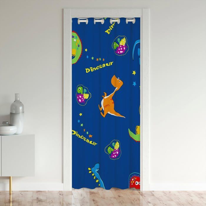 Rideaux Mignon Paresseux, Rideau Occultant à Oeillets Plante Rideaux Chambre Enfant Decoration