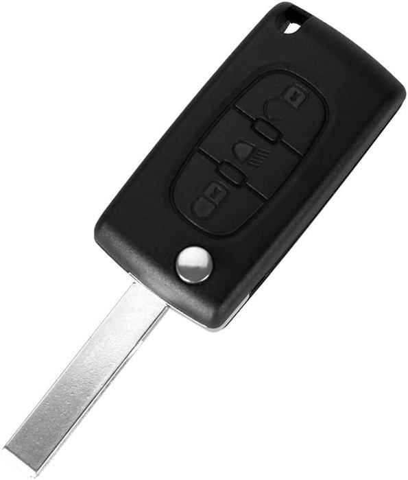 Coque Protection Clé Pour Citroën C5 2015 - Boîtier Cadre Télécommande - Anti-chocs, Anti-rayures - Modèle B2