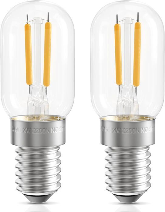 Ampoules LED 1,5W Pour Hotte De Cuisine - Lot De 2, 12V CC, Remplacement Halogène, Sécurité Intégrée