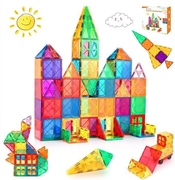 Jeu Construction Magnétique 38 Pièces – Pour Enfant 3 à 8 Ans, Jouet éducatif