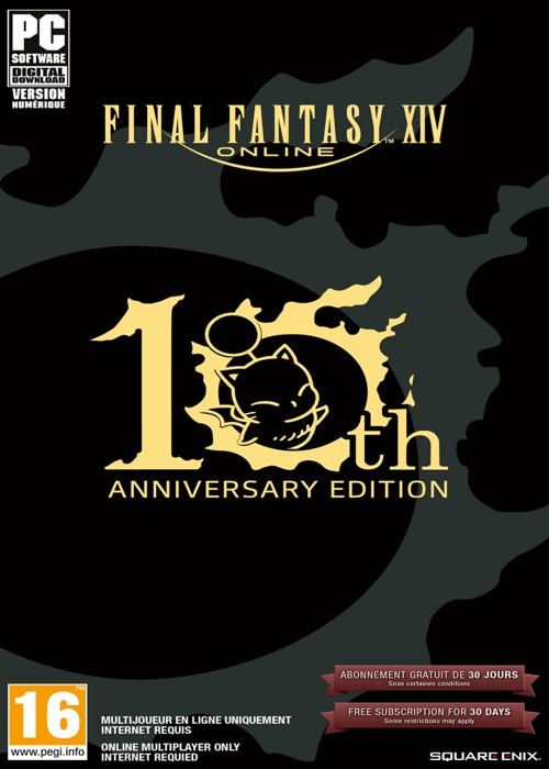 Jeu PC - Square Enix - Final Fantasy XIV Online Edition - 10ème anniversaire - Version boîte - Jeu de rôle