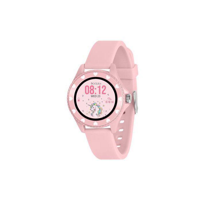 Montre connectée enfant Tikkers Smart Watch Series 34 rose Bluetooth notifications