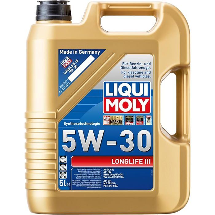 Liqui Moly - HUILE LONGLIFE III 5W-30 5L