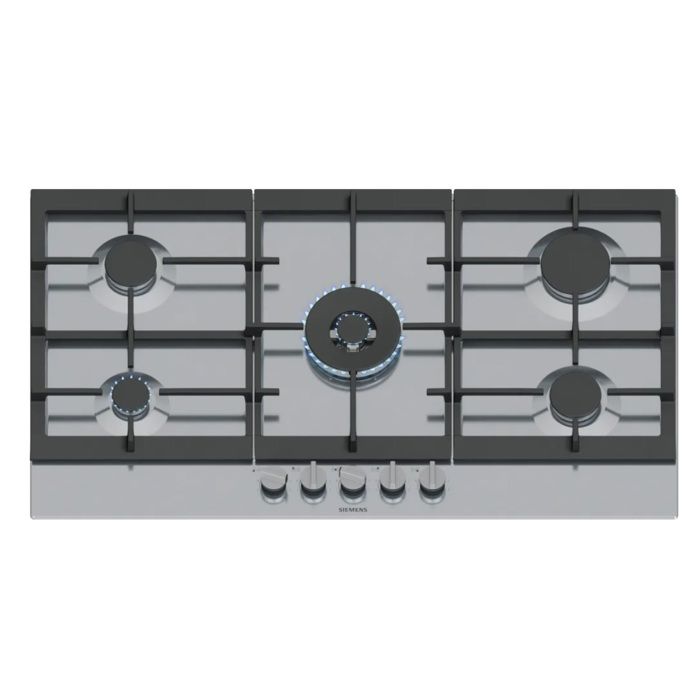 Table de cuisson gaz 90cm 5 feux EC9A5RI90 SIEMENS - vue 2