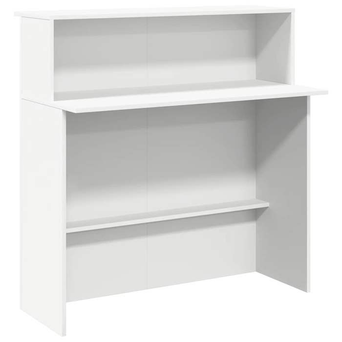 BESTBureau décriture - bureaux de réception à domicile Blanc 100 x 50 x 1035 cm Bois dingénierie Nov345463