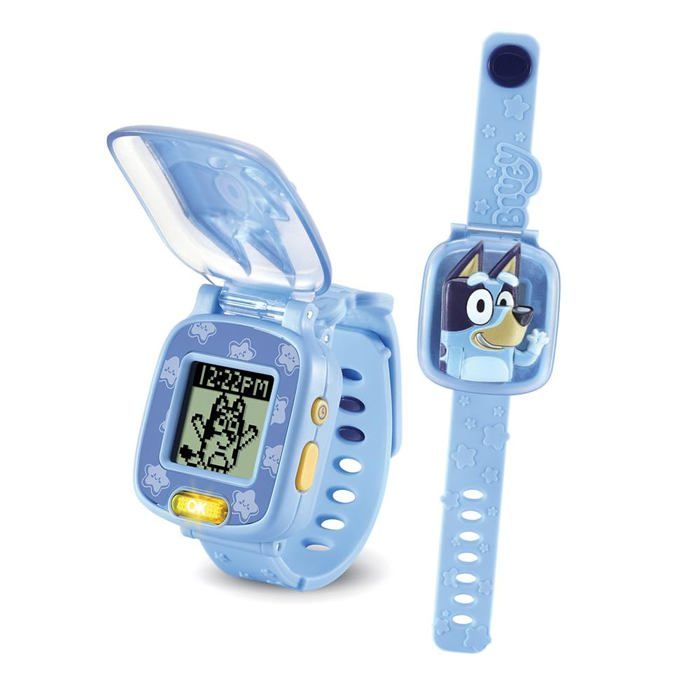 Montre éducative multifonction - VTech - Bluey - Jeux éducatifs - Chronomètre - Alarme - Compte à rebours