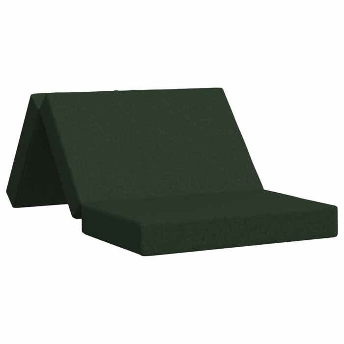 Banquette-lit - Canapé-lit pliable - vidaXL - tissu - vert foncé - 100 x 67 x 45 cm 8058473