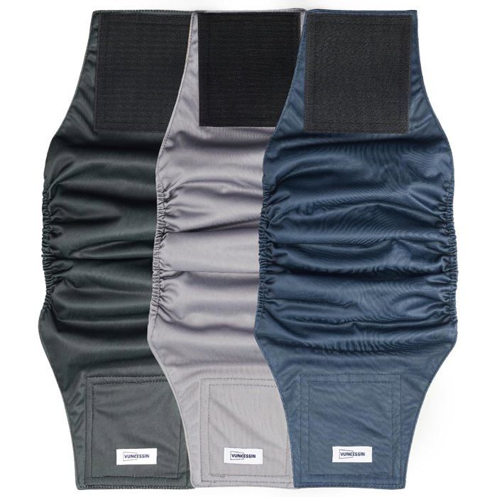 Culotte Lavable Chien Mâle - Lot de 3 - Coton Absorbant - Anti-Fuite - Incontinence et Marquage - Ta ACCESSOIRES POUR PULVERISATEUR
